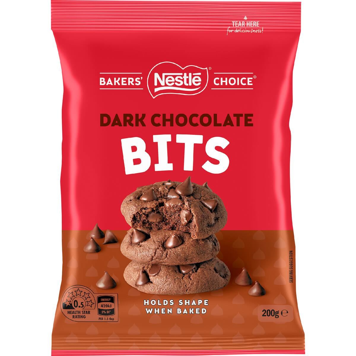 Nestle Bakers' Choice Dark Choc Bits 200g