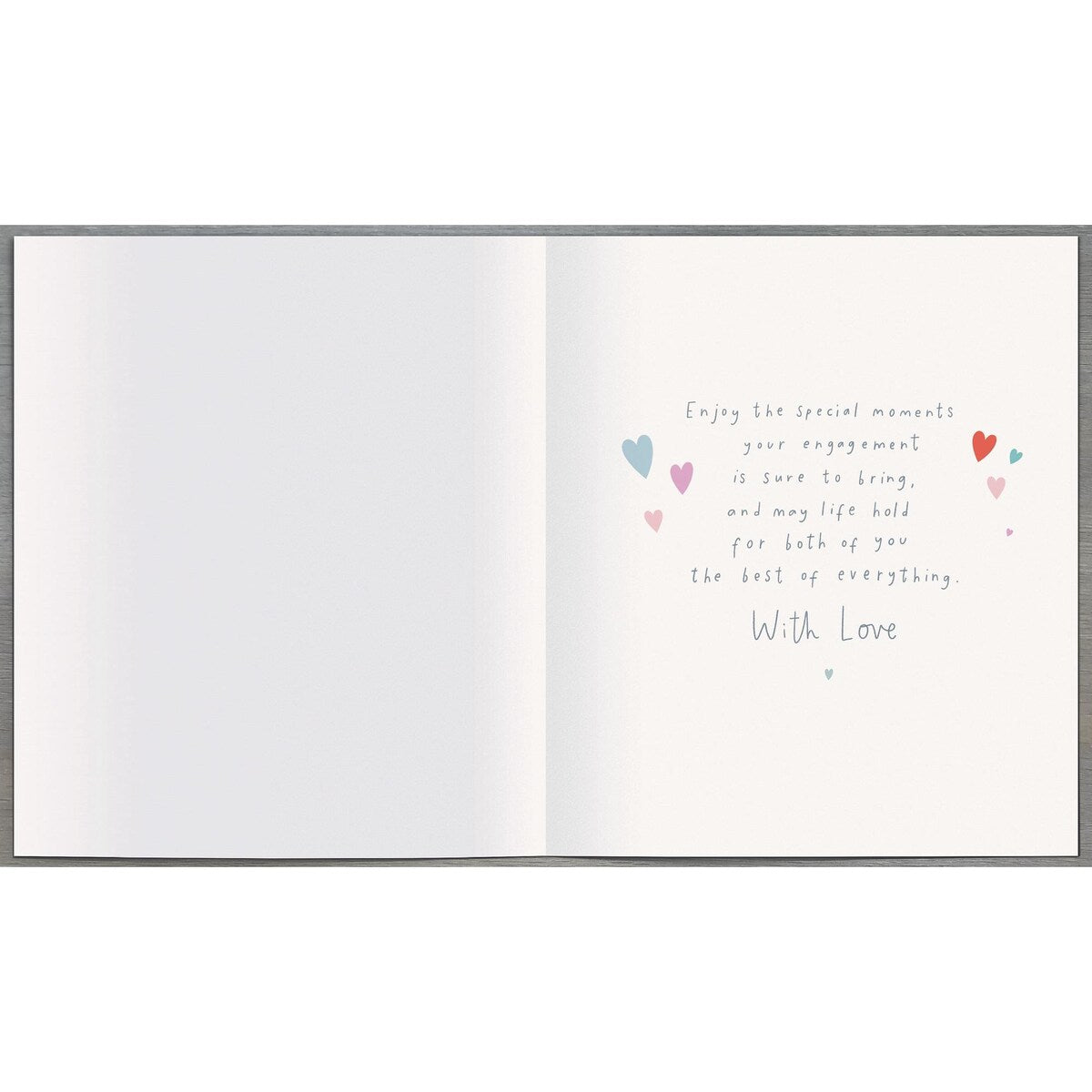 John Sands Greeting Card Engagement Hearts Each