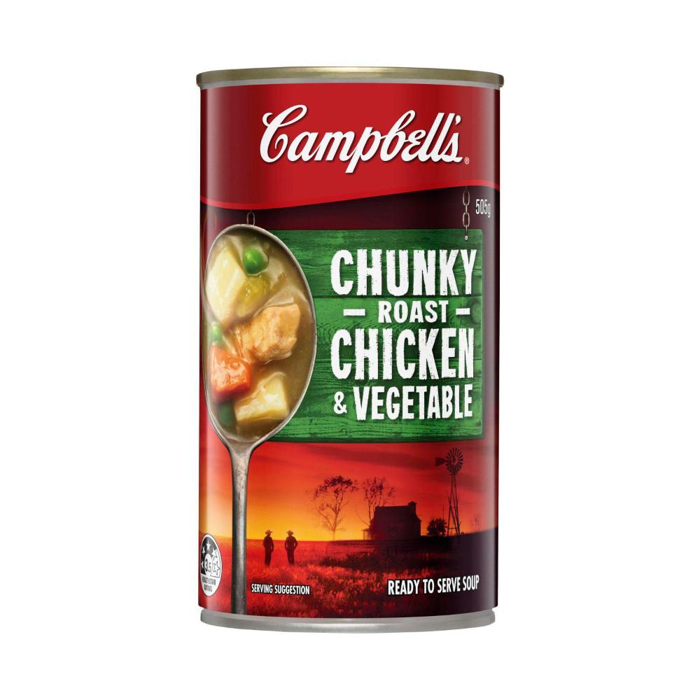 Campbell's Chunky Soup Can Roast Chicken & Vegetable - 505g