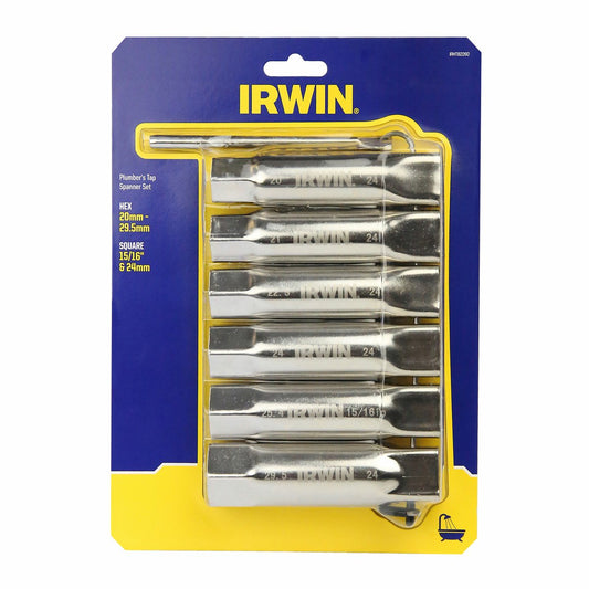 Irwin Plumber's Tap Spanner Set 6 Piece