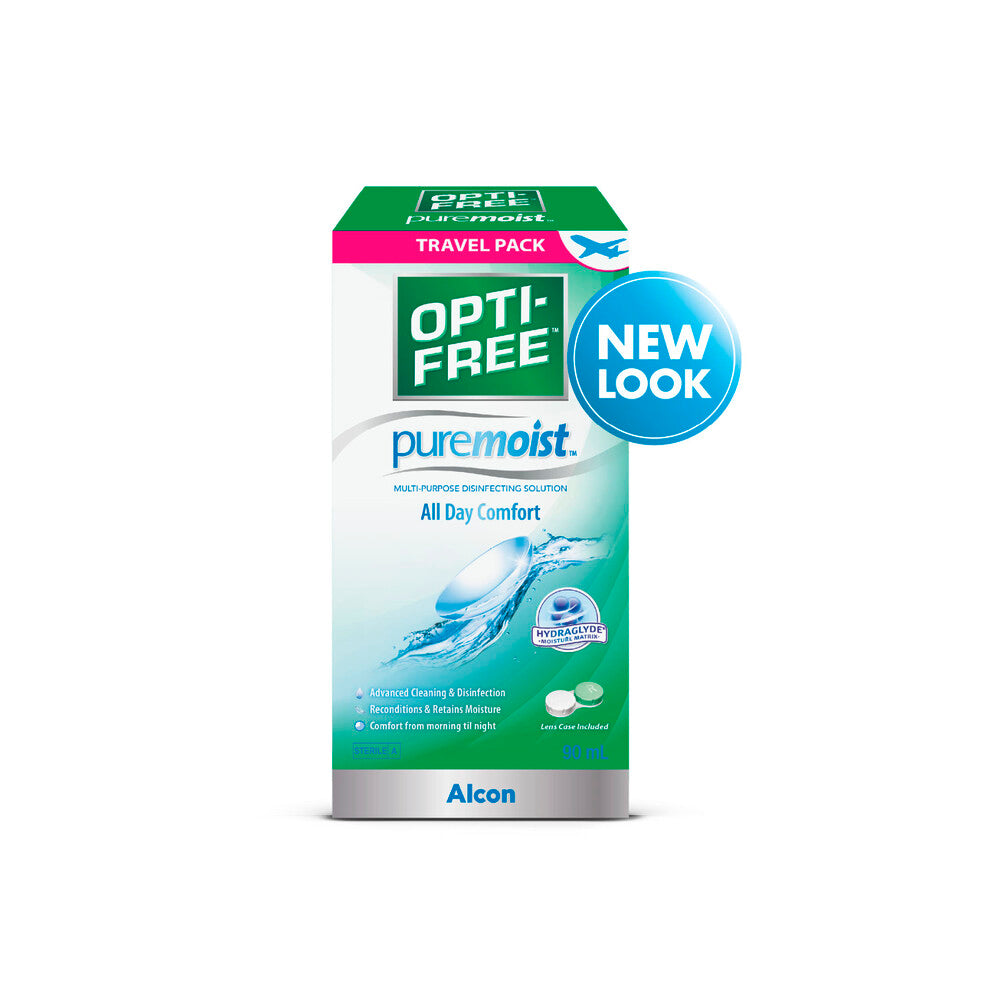 Systane Opti Free Pure Moist Contact Lens Solution - 90mL