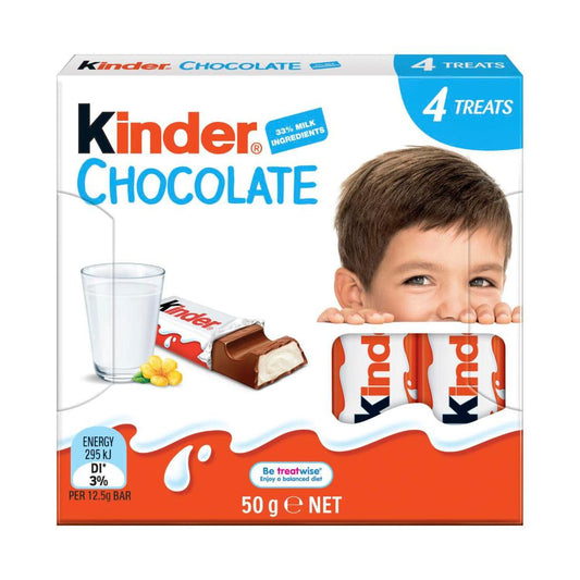 Kinder Chocolate 4 Treat Pack - 50g