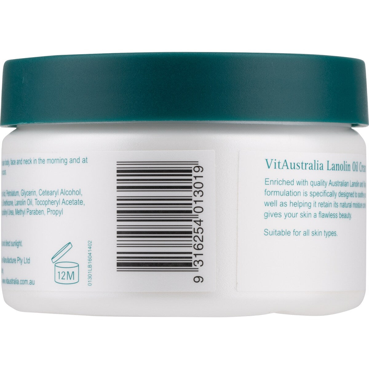 Vitaustralia Lanolin Oil Cream 250g