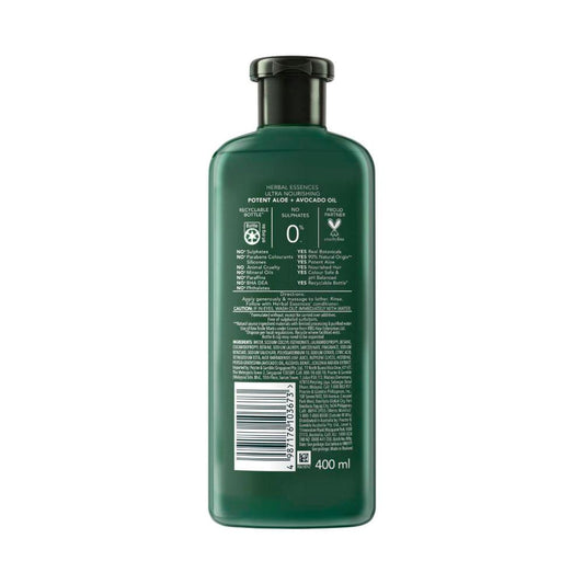 Herbal Essences Potent Aloe + Avocado Oil Nourishing Shampoo - 400mL
