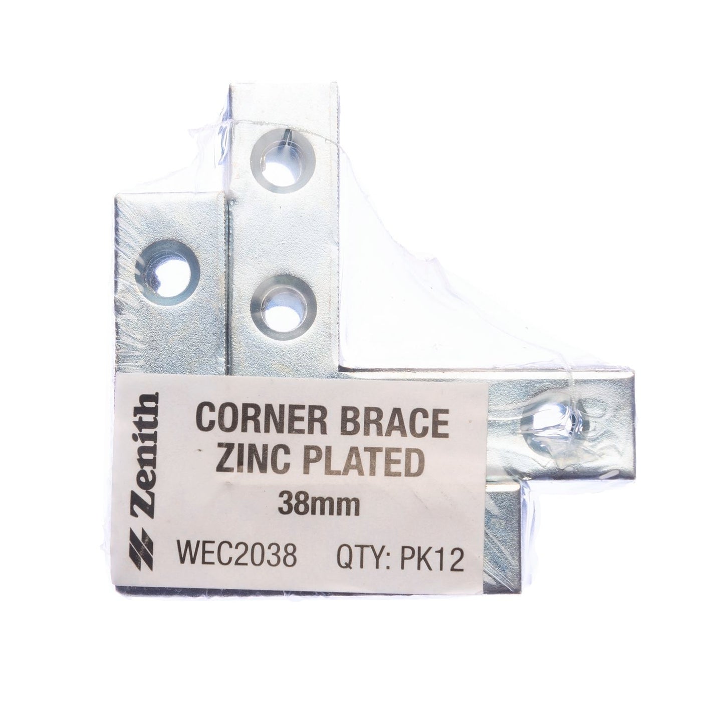 Zenith Corner Brace Bracket - 38mm - 12 Pack