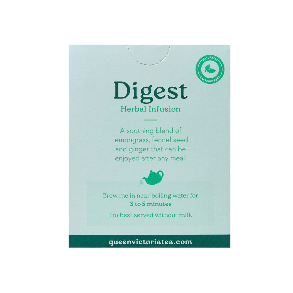 Queen Victoria Tea Digest Blend Tea Bags - 18 pack