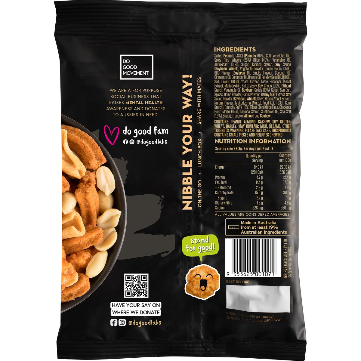 Do Good Labs Zesty Mix Snack 115g