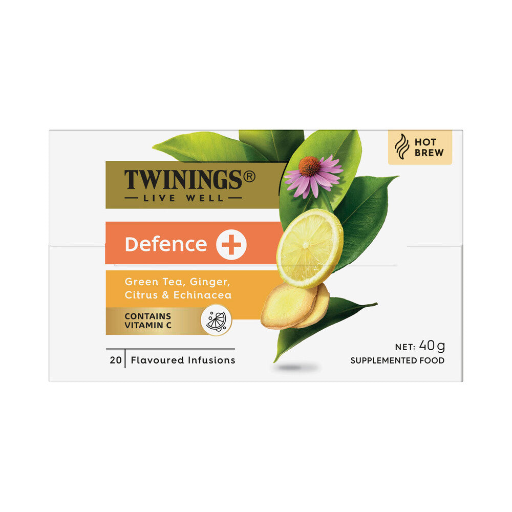 Twinings Live Well Defense Tea Bags - 20 pack