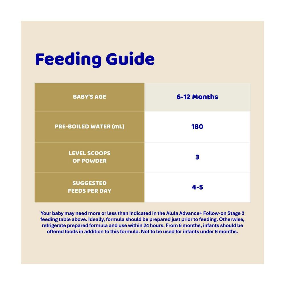 Alula Advance+ Follow On Stage 2 Formula - 800g