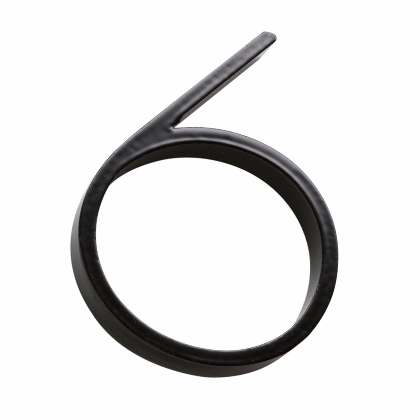 Sandleford House Number 6 - 120mm - Black