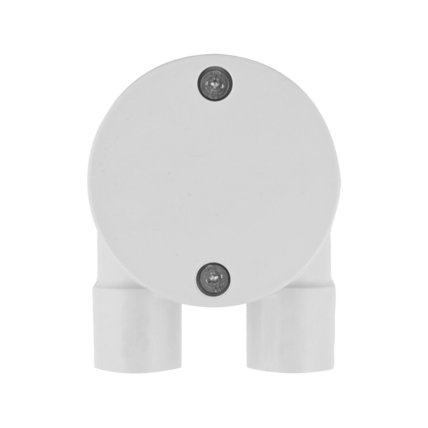 DETA 25mm PVC 2-Way U-Shape Conduit Junction Box