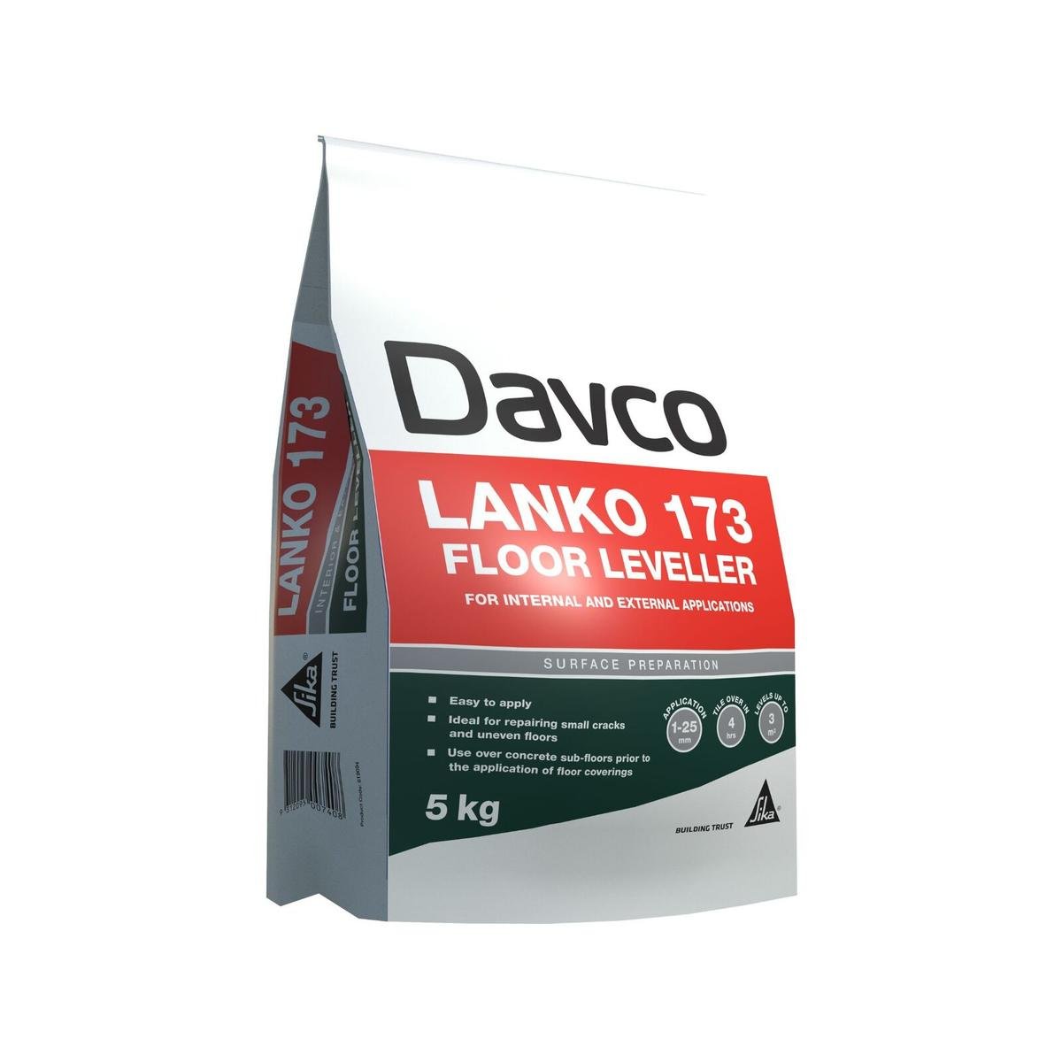Lanko 5kg Floor Leveller - Cement Based - Smooth Finish - Easy To Use