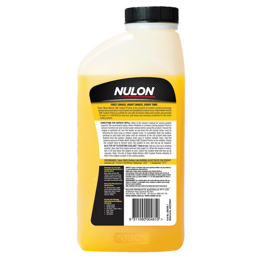 Nulon Multi Vehicle One Coolant Premix - 1L