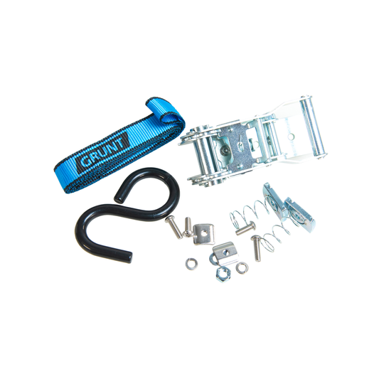 Grunt T-Slot Roof Ratchet Tie Down - 25mm x 2m - 350kg