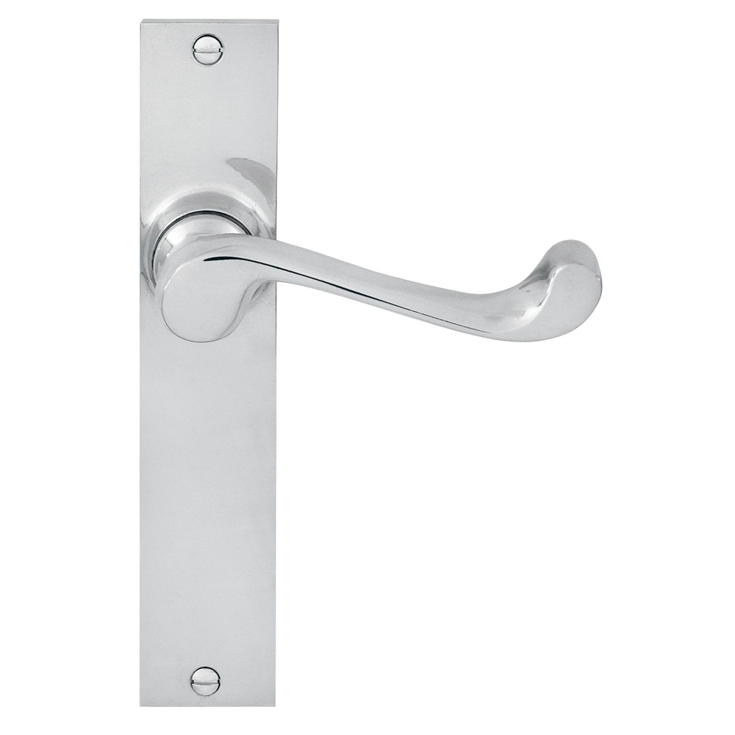 Delf Lever Latch Set - 152 x 32mm - Satin Chrome