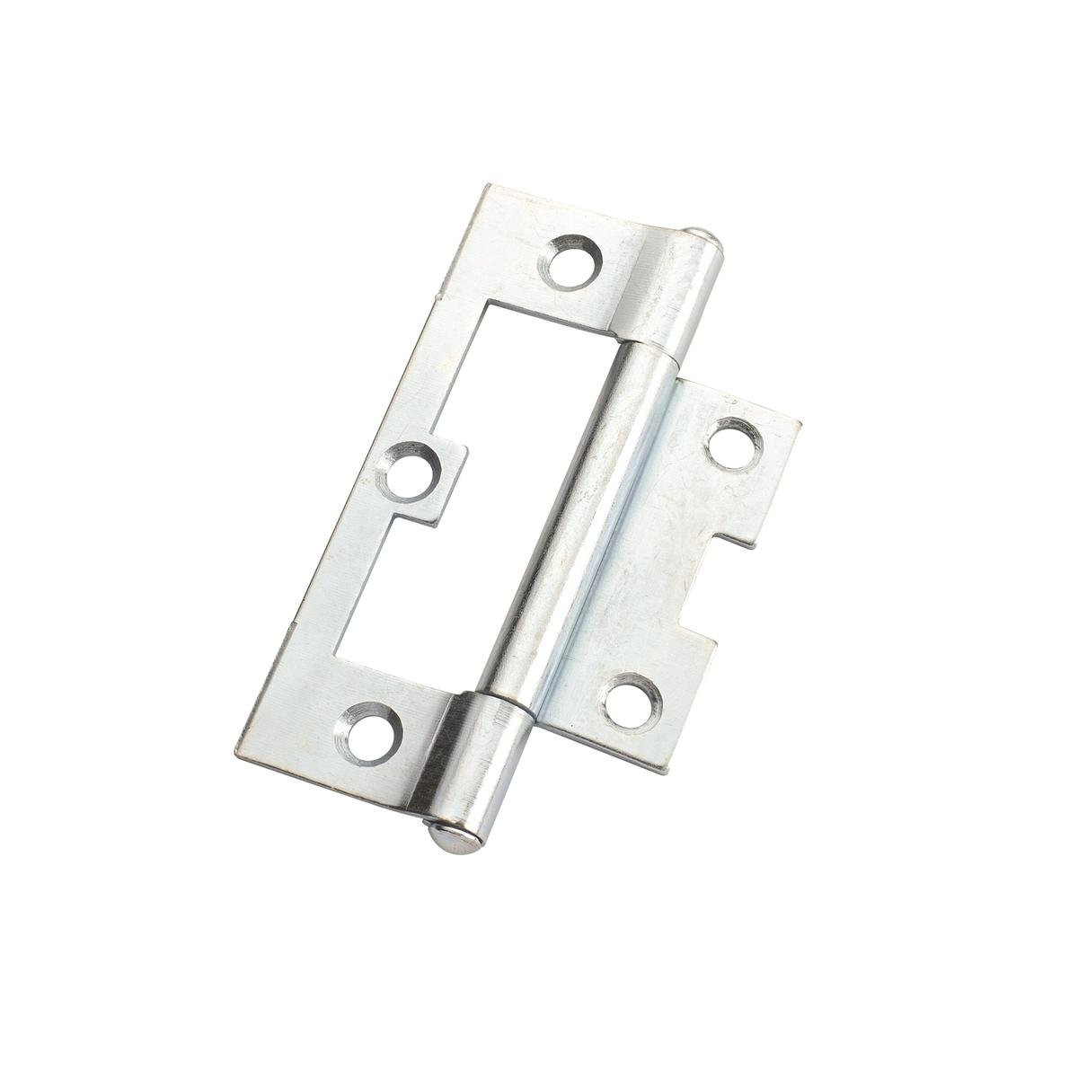 Lane Zinc Plated Fixed Pin Hinge 90mm 20 Pack Easy Fit Home Security