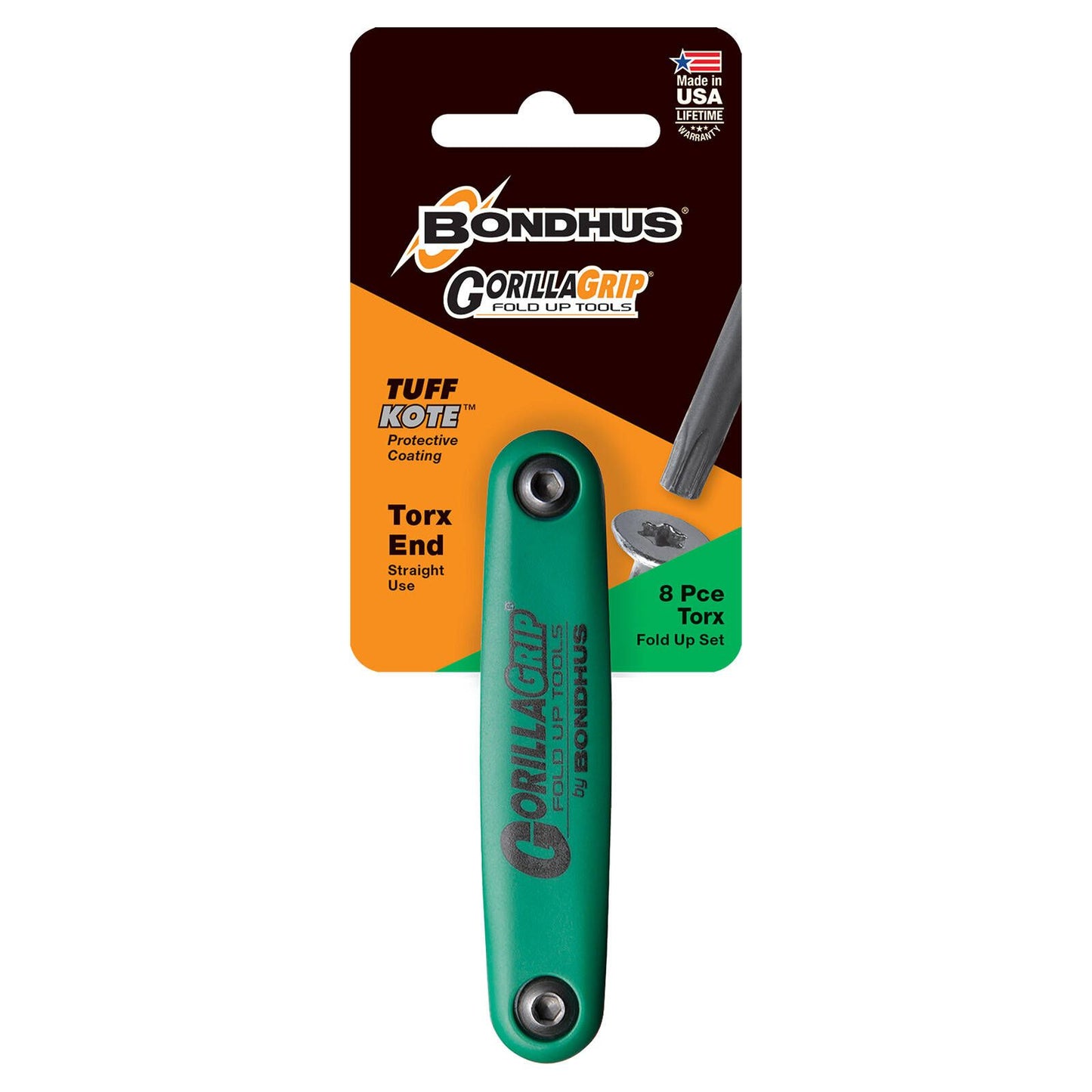 Bondhus Torx Fold Up Key Set - 8 Piece - 87 x 30 x 150mm