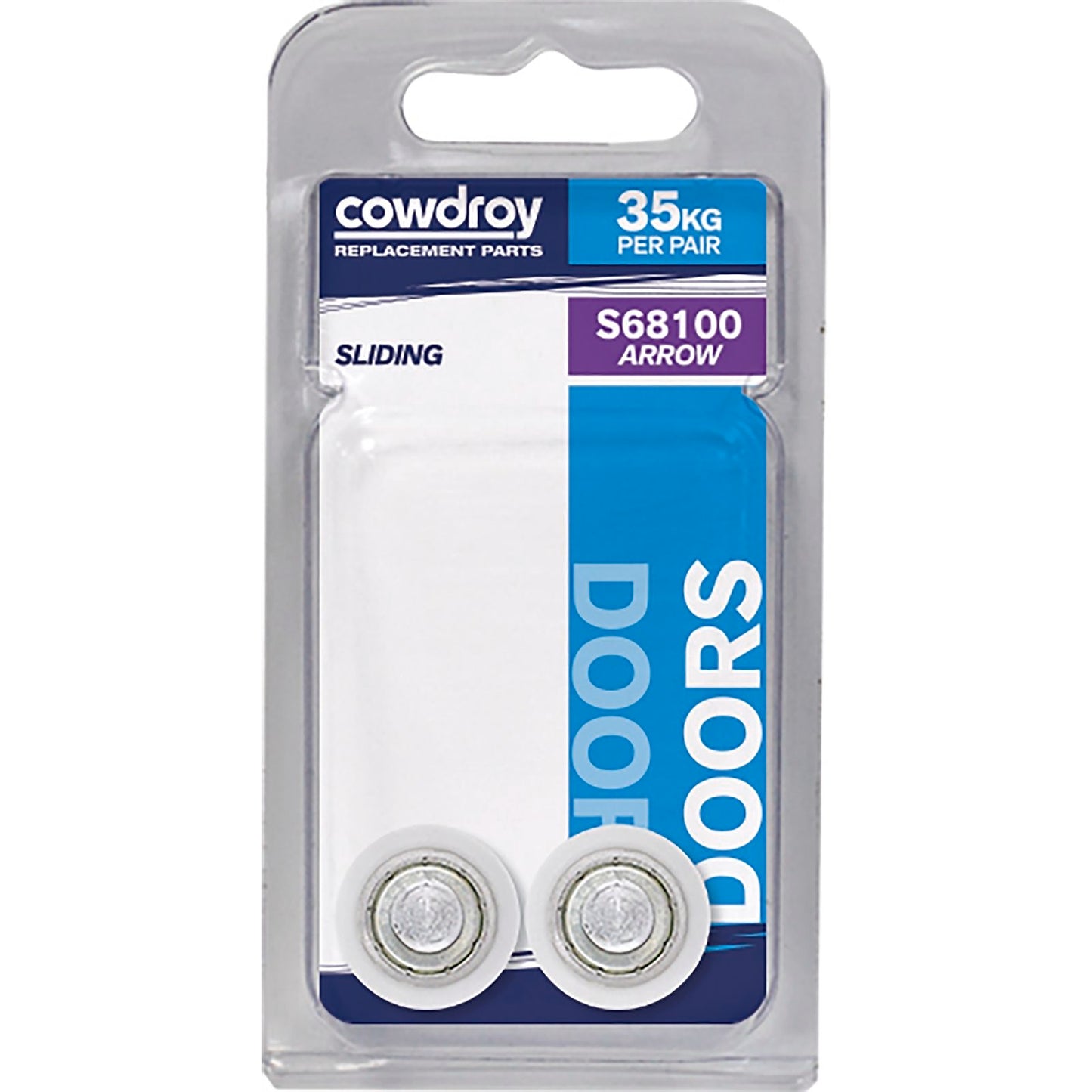 Cowdroy Replacement Parts - Arrow Wheel Axle and Nut - 2 Pack