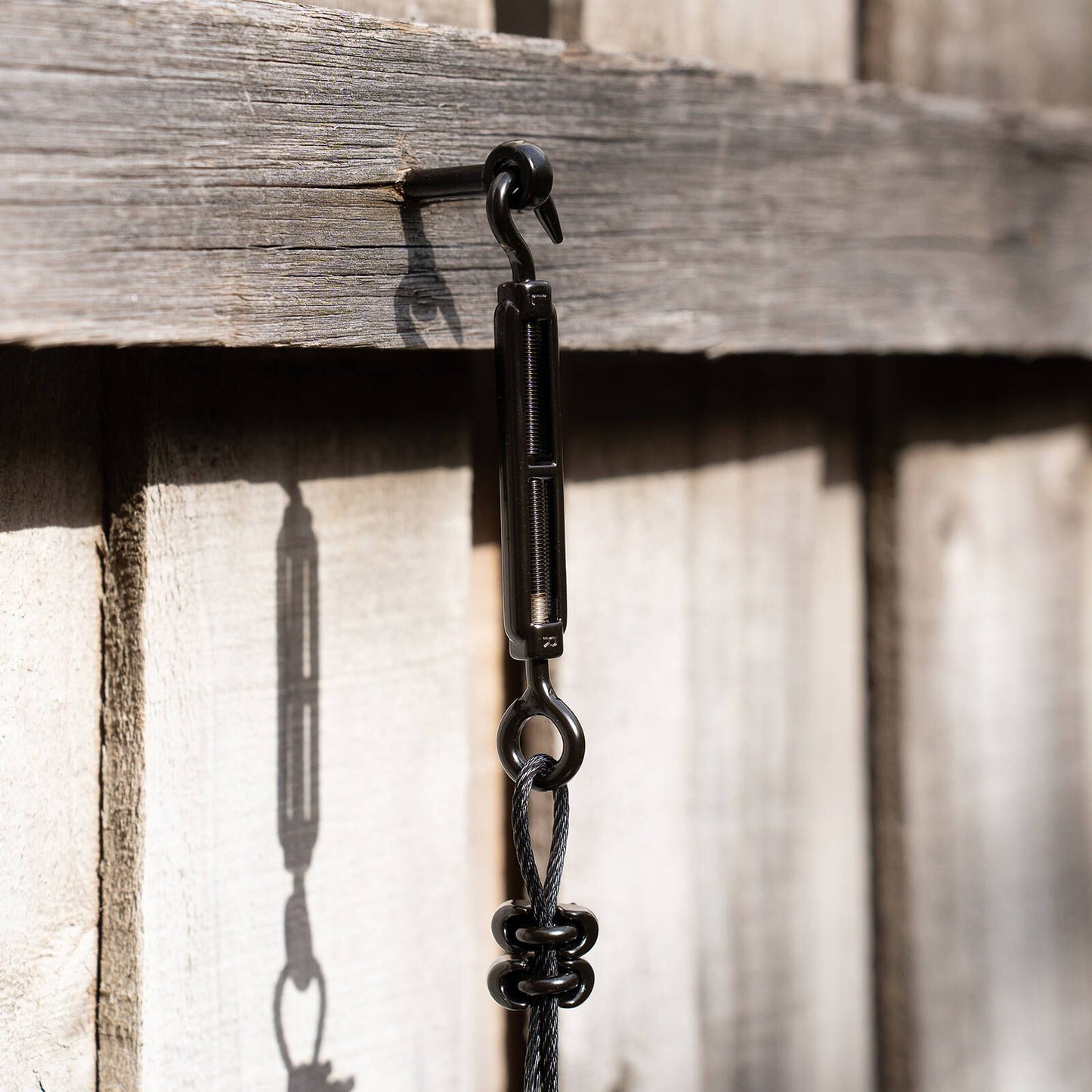 Taskmaster Black Turnbuckle Hook and Eye - 5mm - 6 Pack