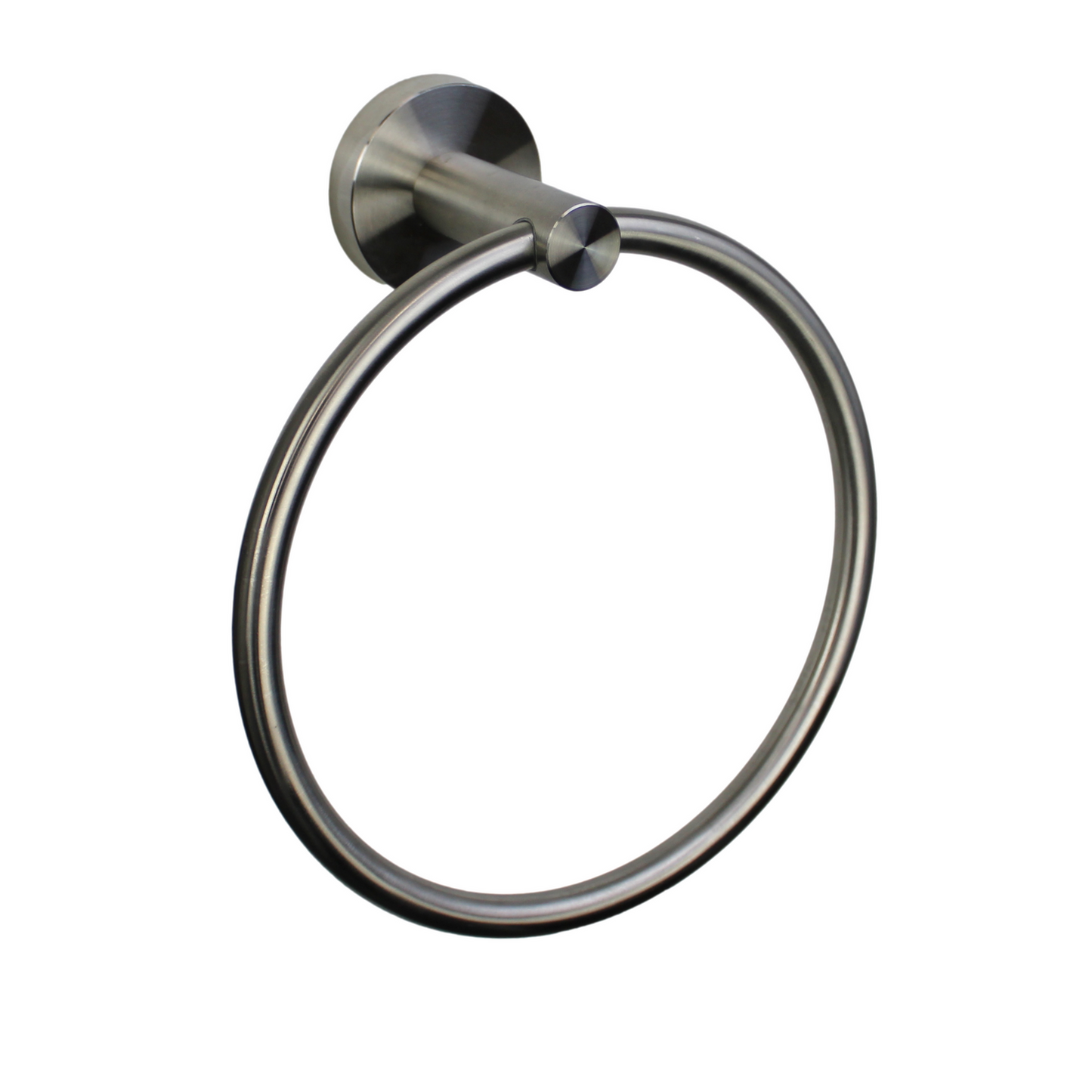 Barelli Toscana Towel Ring - Satin Nickel - 175 x 170 x 60mm
