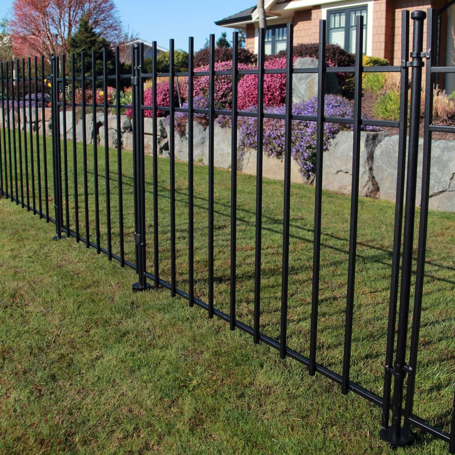 Peak No Dig Fencing Post Spike - 400mm - Black