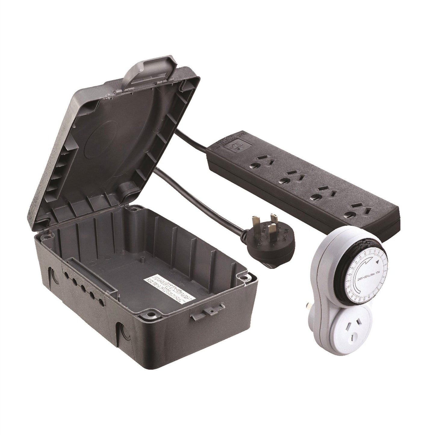 Cordtech IP54 Outdoor Power Kit