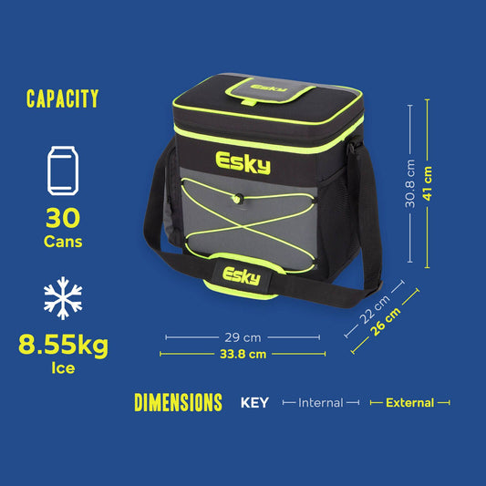 Esky 18.5L Hybrid Soft Cooler - 30 Can