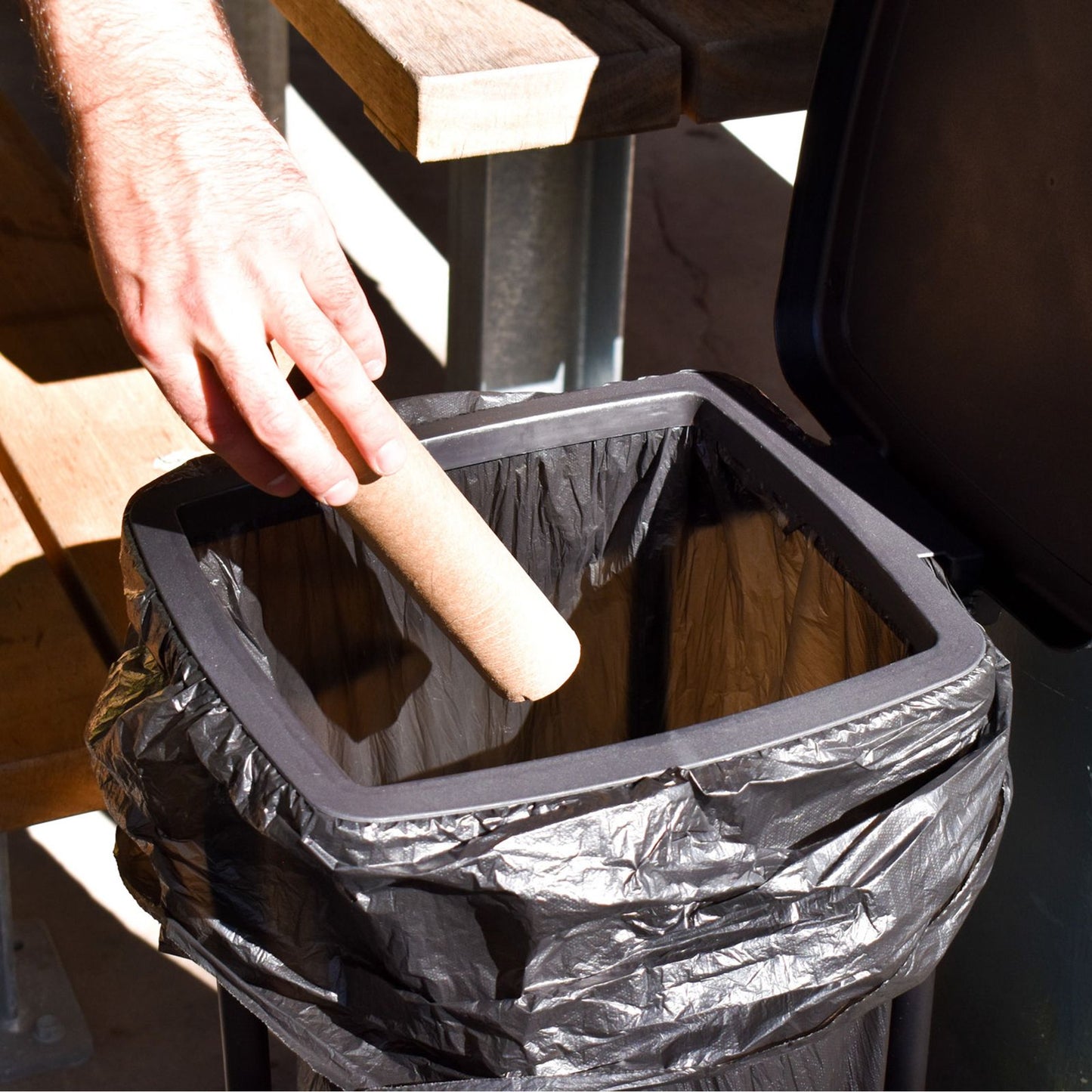 Practa Portable Hygiene Rubbish Bin - 20L - 5 Bags