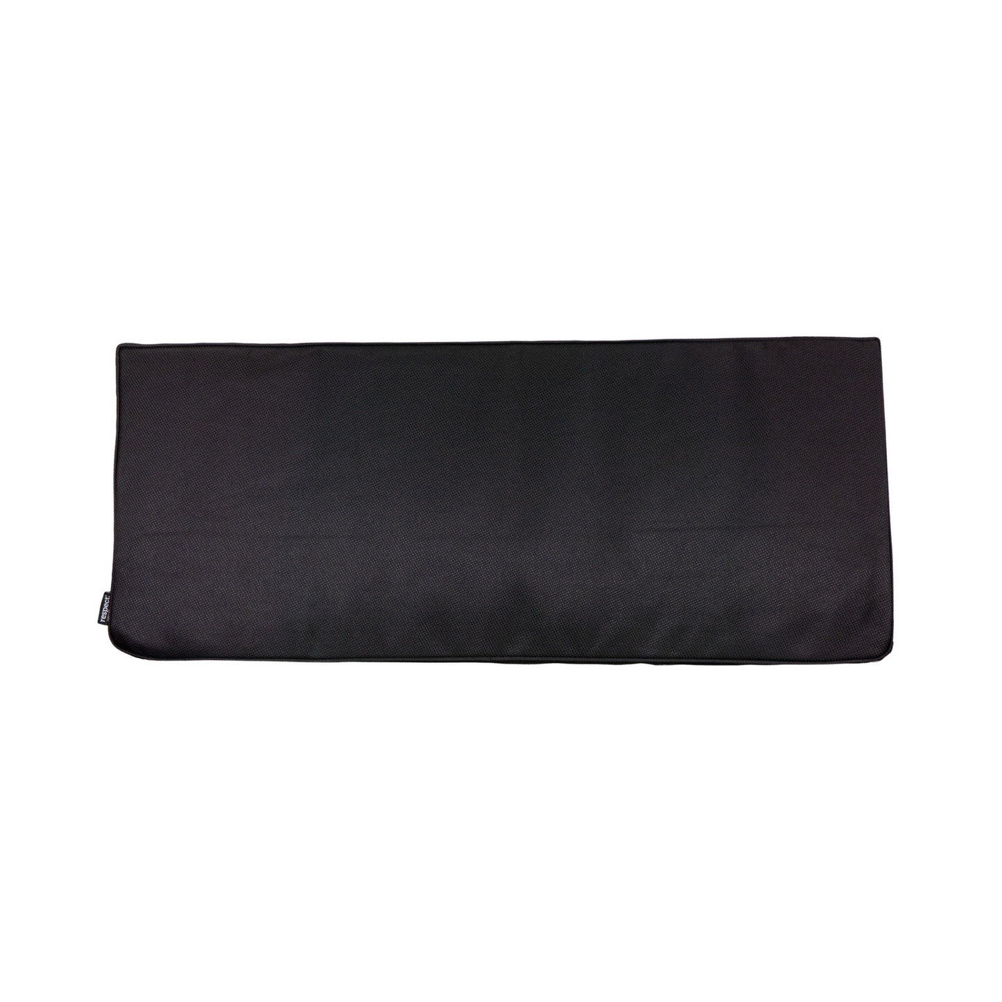 Respect Outdoor Cushion Bench - 1180 x 50 x 460mm - Black