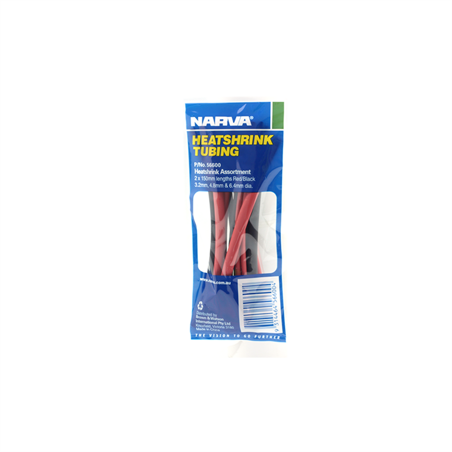 Narva Heatshrink Tubing - 150mm - 3.2-6.4mm