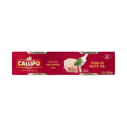 Callipo Solid Light Tuna In Olive Oil 2 Pack - 320g