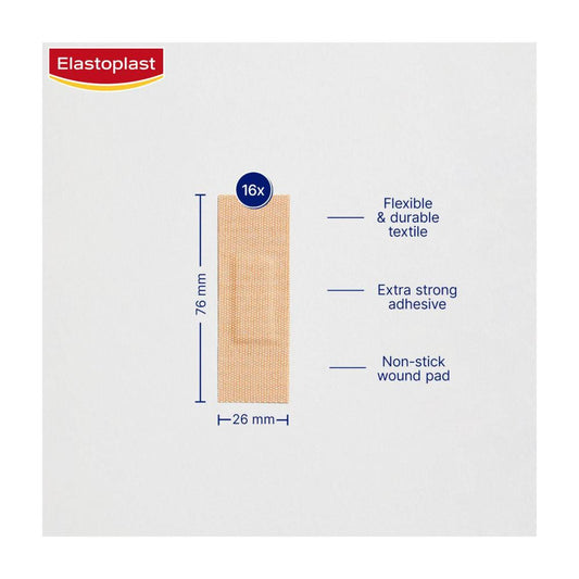 Elastoplast Extra Tough Waterproof Strips - 16 pack