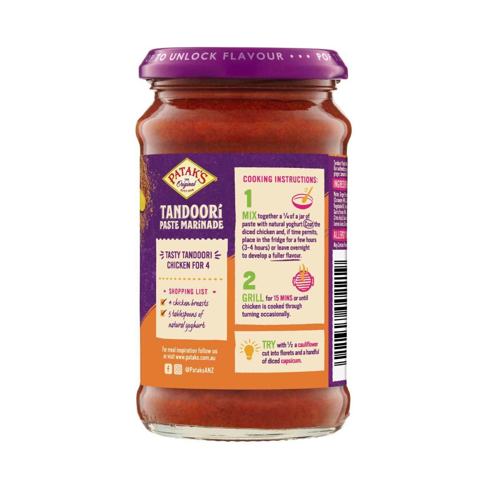 Patak's Tandoori Paste Marinade - 295g
