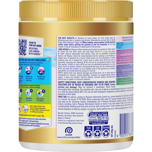 Vanish Gold Pro White Stain Remover 1kg