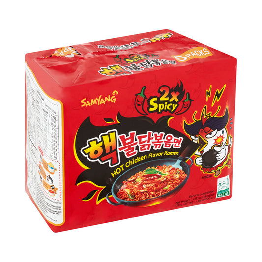 Samyang Buldak Hot Chicken Ramen Spicy 5 Pack - 700g
