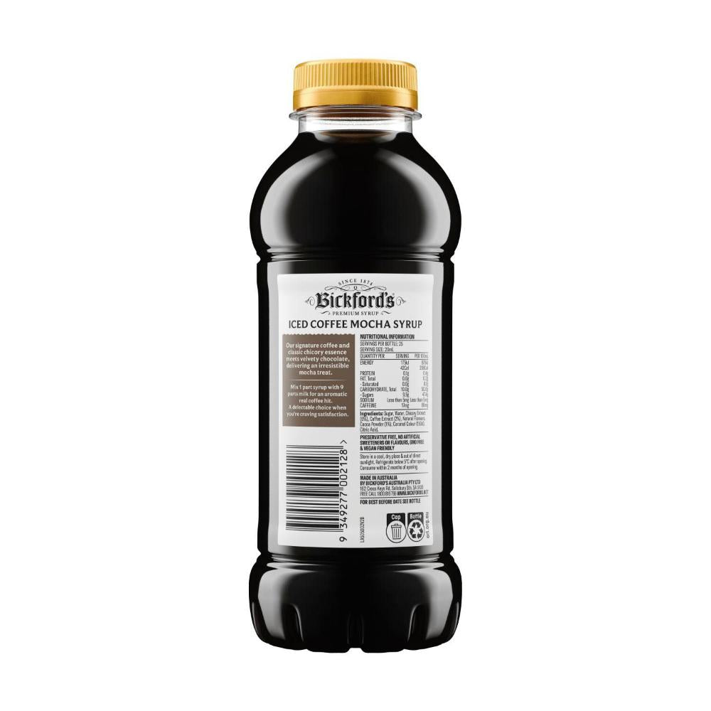 Bickfords Iced Mocha Coffee Syrup 500ml - 500 ML