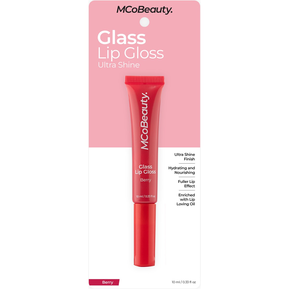 Mcobeauty Glass Lip Gloss Berry 10ml