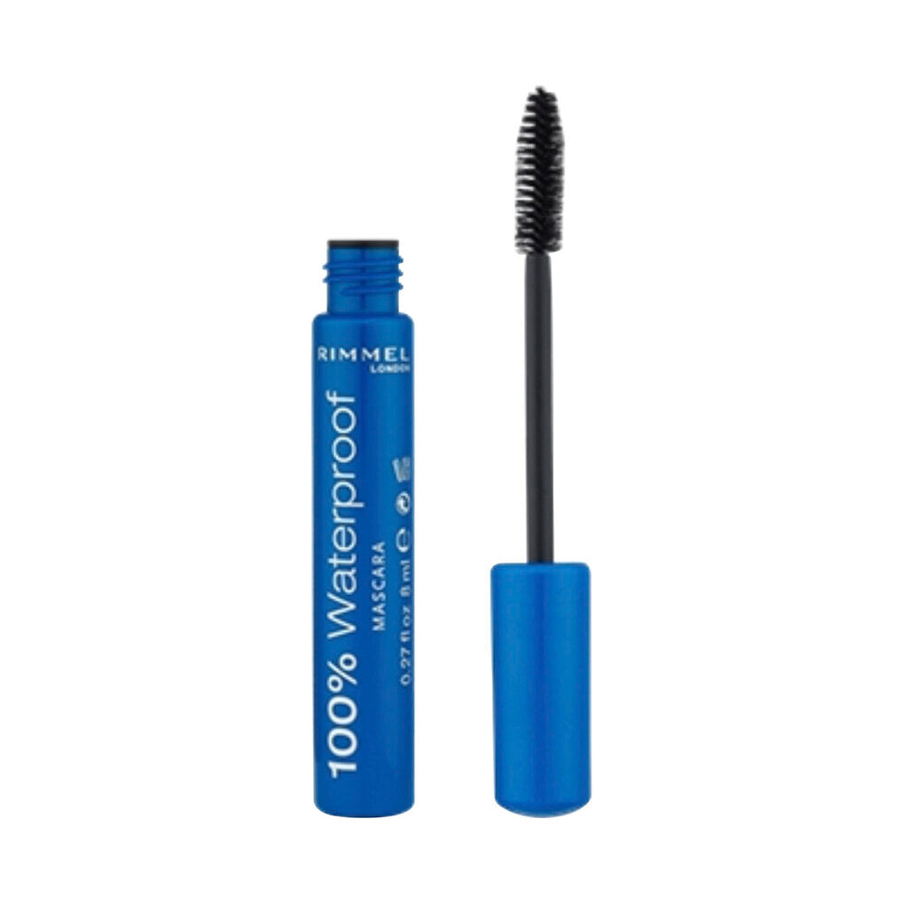 Rimmel 100% Waterproof Mascara Black #001 - 8mL
