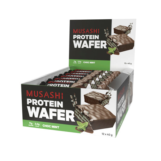 Musashi Protein Wafer Bar Choc Mint - 40g