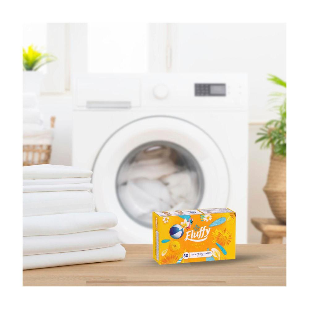 Fluffy Dryer Sheet Morning Sun - 80 pack