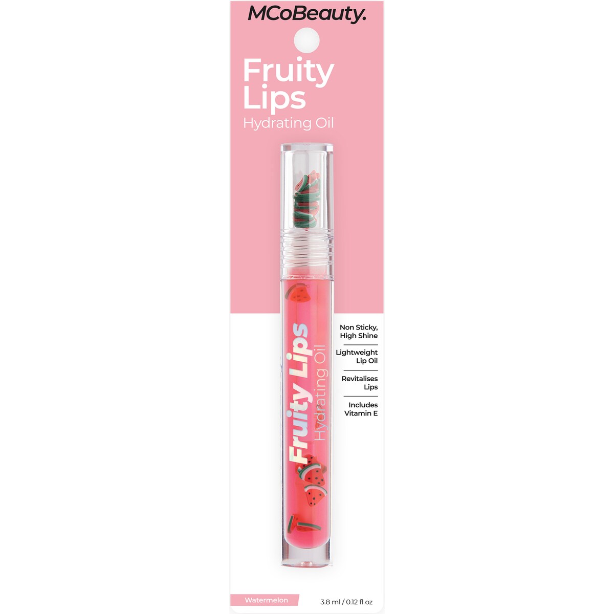 Mcobeauty Fruity Lips Hydrating Lip Oil Watermelon 3.8ml