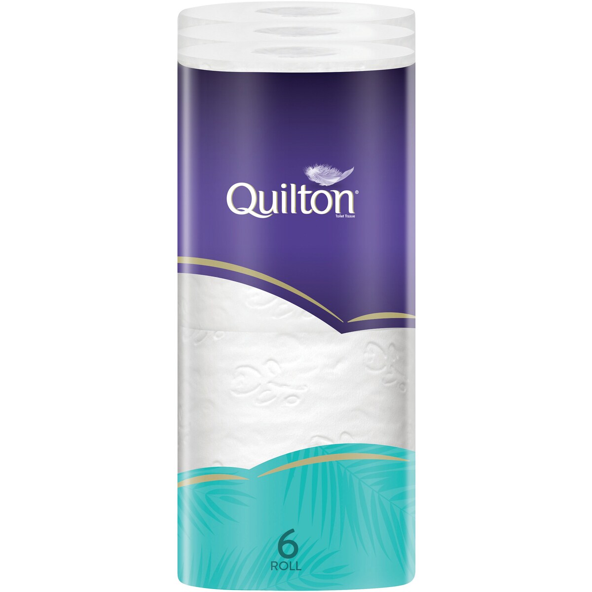 Quilton 3 Ply Toilet Tissue With Coconut Oil 6 Pack