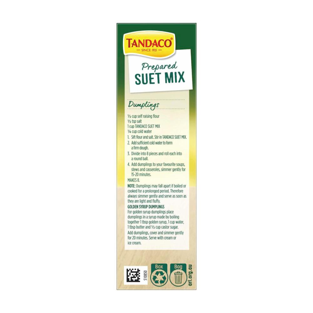 Tandaco Prepared Suet Mix - 250g