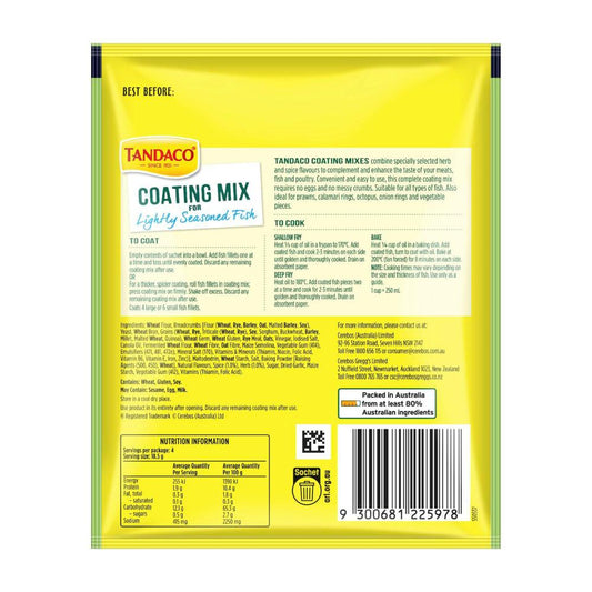 Tandaco Coating Mix Lightly Season Fish - 75g