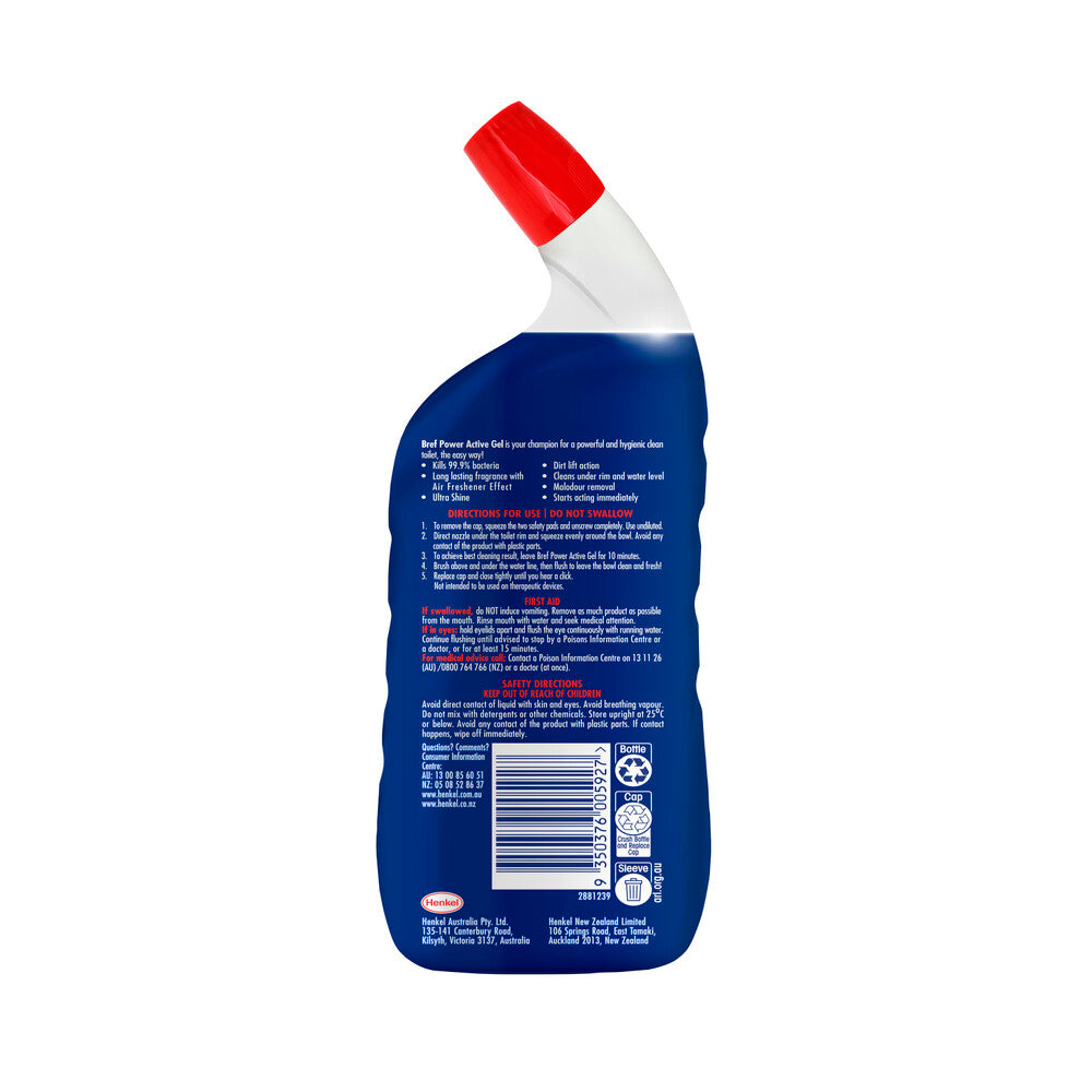 Bref Power Active Toilet Cleaner Gel Flower Blossom - 700mL