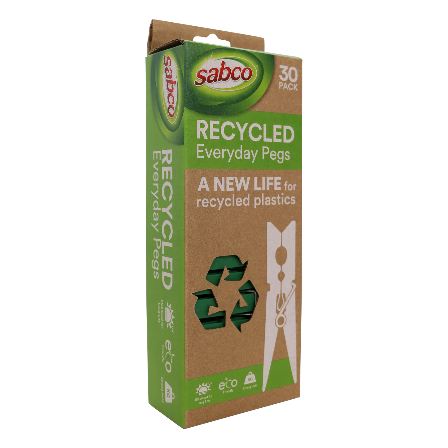 Sabco Everyday Pegs - 30 Pack - 90 x 235mm