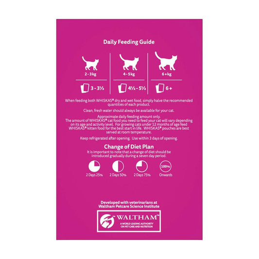 Whiskas Adult 1 + Years Wet Cat Food Tuna Favourites In Jelly 12x85g Pouches - 12 pack