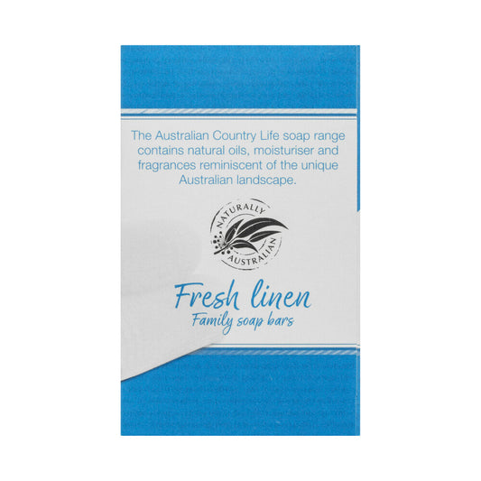 Country Life White Fresh Linen Soap - 5 pack