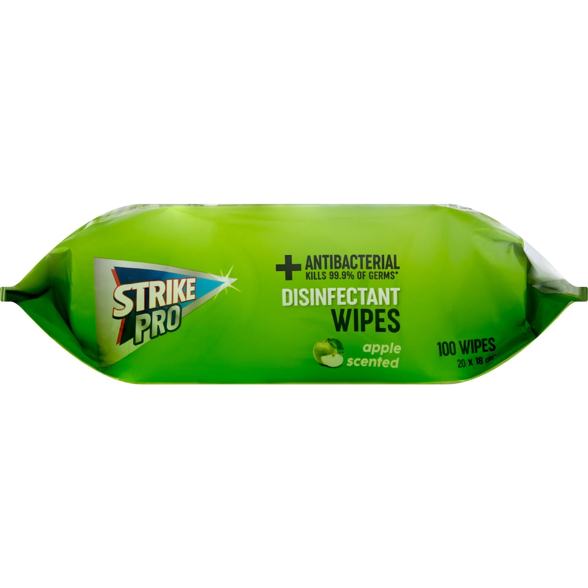 Strike Pro Disinfectant Wipes Apple 100 Pack