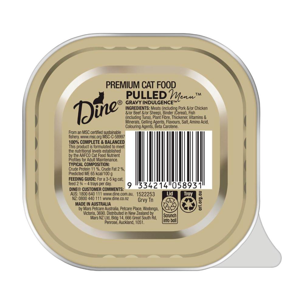 Dine Gravy Indulgence Wet Cat Food Tuna - 85g